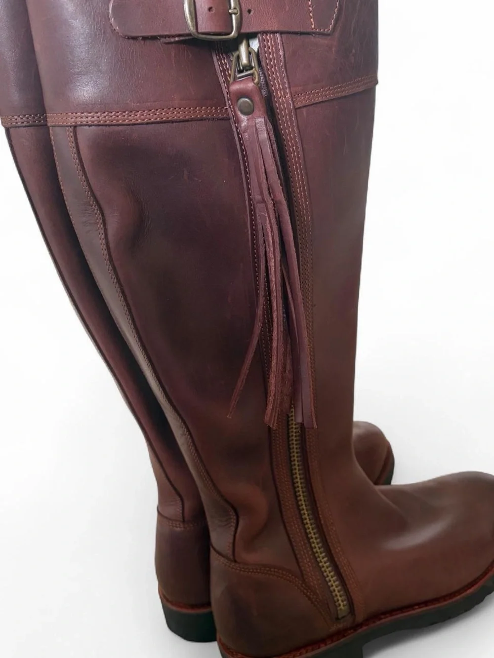 NEW Penelope Chilvers Long Tassel Boots  signature 